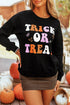 Retro Lettering Graphic Print Crew Neck Sweatshirt