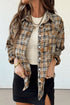 Retro Plaid Long Sleeve Button Down Everyday Casual Shirt