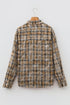 Retro Plaid Long Sleeve Button Down Everyday Casual Shirt