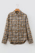 Retro Plaid Long Sleeve Button Down Everyday Casual Shirt
