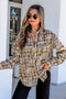 Retro Plaid Long Sleeve Button Down Everyday Casual Shirt