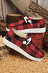 Retro Plaid Print Lace Up Oxford Style Flats