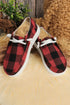Retro Plaid Print Lace Up Oxford Style Flats