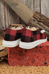 Retro Plaid Print Lace Up Oxford Style Flats