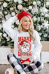 Retro Santa Graphic Crew Neck Pullover Sweatshirt