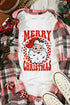 Retro Santa Graphic Crew Neck Pullover Sweatshirt