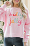 Retro Script Graphic Crewneck Pullover Sweatshirt