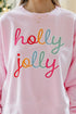 Retro Script Graphic Crewneck Pullover Sweatshirt