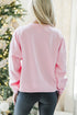 Retro Script Graphic Crewneck Pullover Sweatshirt