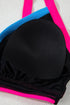 Retro Sport Contrast High Waisted Bikini Set