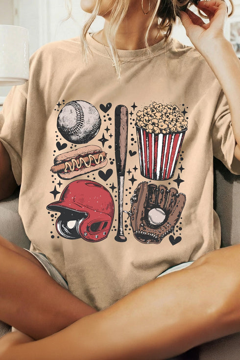 Retro Sporty Baseball Vintage Inspired Graphic Tee