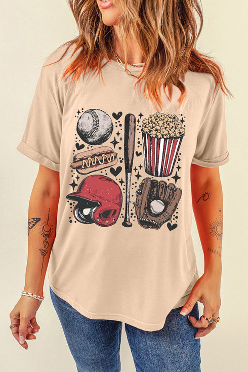 Retro Sporty Baseball Vintage Inspired Graphic Tee
