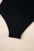 Retro Style Square Neck Belted Shaping One Piece