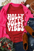Retro Typography Graphic Print Relaxed Crewneck Sweatshirt