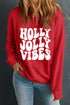 Retro Typography Graphic Print Relaxed Crewneck Sweatshirt