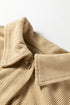 Retro Western Patchwork Corduroy Plaid Shacket