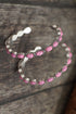 Retro Western Style Gem Inlay Alloy C Shape Earrings