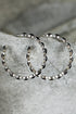 Retro Western Style Gem Inlay Alloy C Shape Earrings
