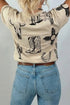 Retro Western Style Print Graphic T Shirt