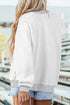 Reversible Cross And Jesus Saves Mock Neck Sweatshirt