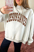 Reversible Cross And Jesus Saves Mock Neck Sweatshirt