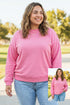 Reversible Double Wear Exposed Seam Detail Sweatshirt