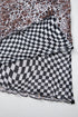 Reversible Leopard Checkered Print Sleeveless Maxi Dress