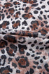Reversible Leopard Checkered Print Sleeveless Maxi Dress