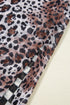 Reversible Leopard Checkered Print Sleeveless Maxi Dress