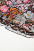 Reversible Mesh Leopard Floral Print Short Sleeve Midi Dress