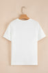 Rhinestone Bow Appliqu? Short Sleeve Jersey Tee