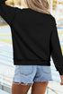 Rhinestone Flying Mallard Mock Neck Tunic Sweatshirt