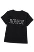 Rhinestone Howdy Graphic Slim Fit Crew Neck Tee