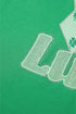 Rhinestone Lucky Poker Cards Oversized T Shirt Mini Dress
