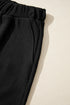 Ribbed Baggy Drop Shoulder Pullover And Short Sets