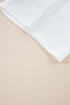 Ribbed Collar Drop Shoulder Solid Pullover Short Sets
