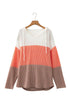 Ribbed Corded Hooded Casual Long Sleeve Pullover Top