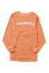 Ribbed Corduroy Oversized Sweatshirt