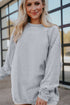 Ribbed Corduroy Oversized Sweatshirt