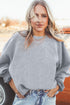 Ribbed Corduroy Oversized Sweatshirt