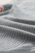 Ribbed Cotton Blend Patchwork Panel Tee