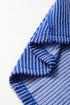 Ribbed Crew Neck Cuffed Short Sleeve Top