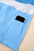 Ribbed Edge Pocketed Lined Active Swim Dress