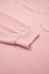 Ribbed Exposed Seam Chest Pocket Corded Long Sleeve Top