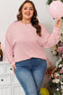 Ribbed Exposed Seam Chest Pocket Corded Long Sleeve Top