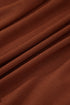 Ribbed Frill Trim High Waist Long Sleeve Mini Dress
