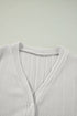 Ribbed Knit Button Front Collared Longline Cardigan