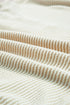 Ribbed Knit Collared Long Sleeve Relaxed Henley Top