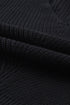 Ribbed Knit Collared V Neck Pullover Sweater