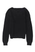 Ribbed Knit Collared V Neck Pullover Sweater